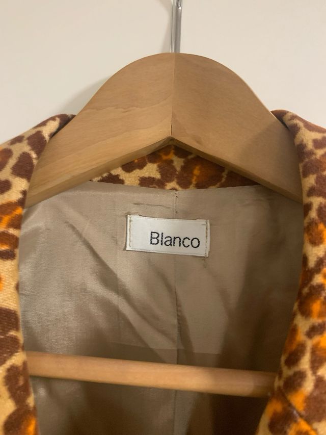 Americana leopardo Blanco