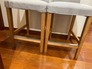 2 Sillas altas Ikea - Gris - Envío Granada Capital