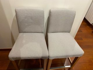 2 Sillas altas Ikea - Gris - Envío Granada Capital