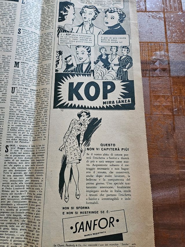 Vintage 2 riviste1951 perfette condizioni