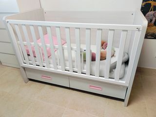 Maxi-Cuna-Cama evolutiva + cajones