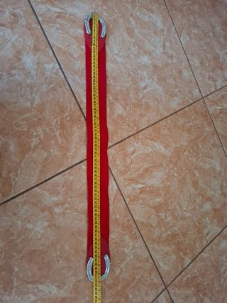 2 Cinture Elastiche - Nero e Rosso
