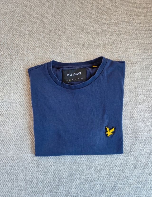 T-shirt Lyle & Scott blu tg.S