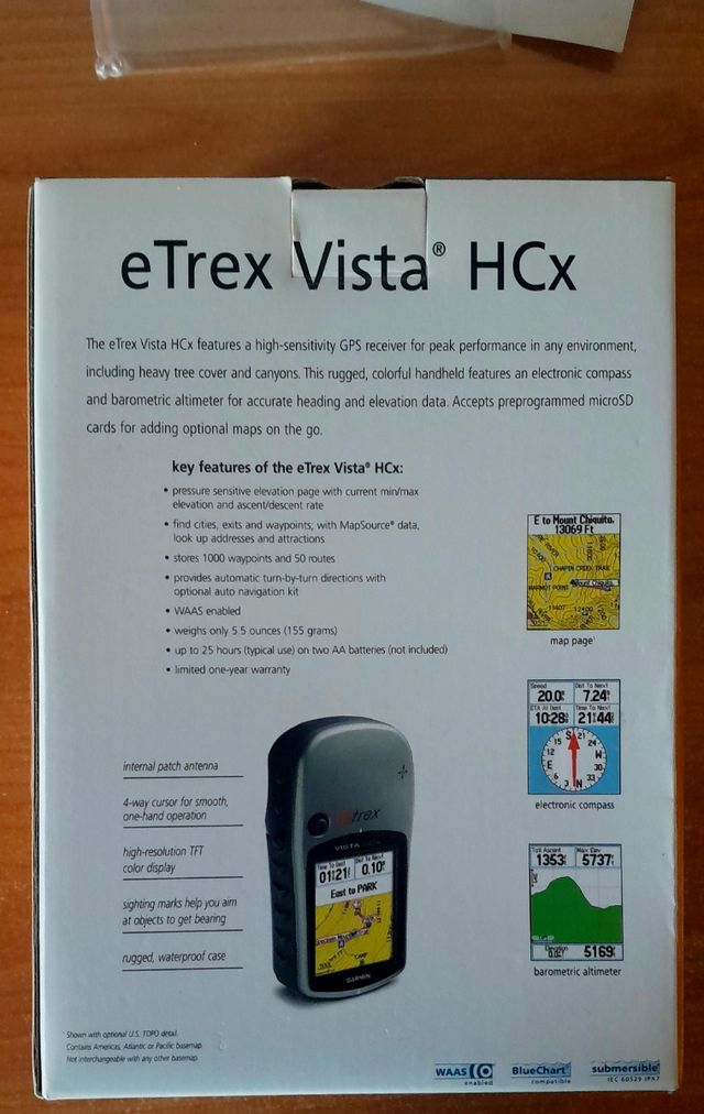 GPS Garmin eTrex Vista HCx