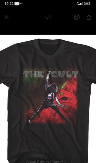 Camiseta The Cult talla M y L