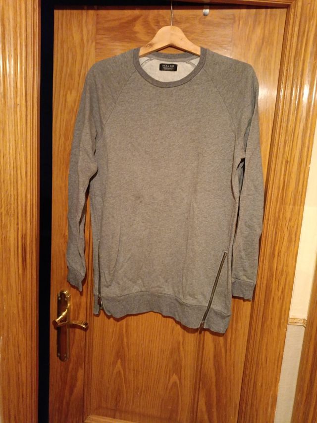 Sudadera gris Zara Man M