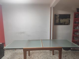 Mesa cristal madera - Comedor