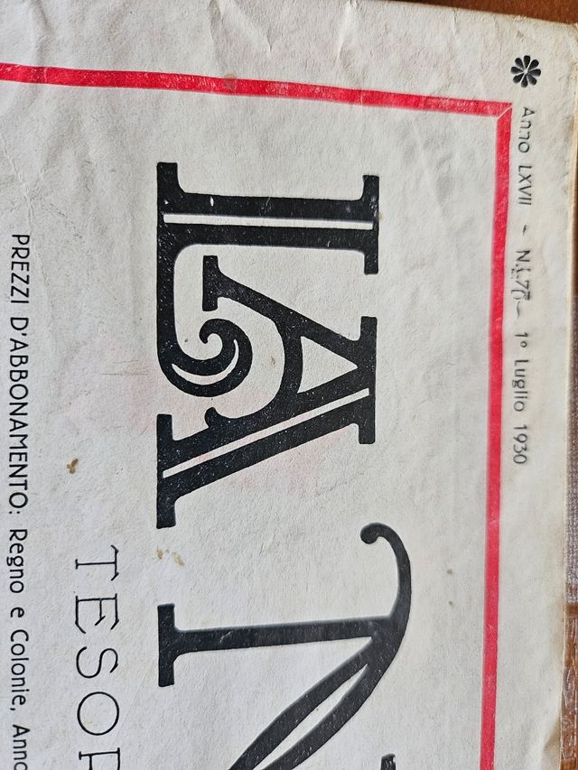 Vintage perfetta rivista 1930