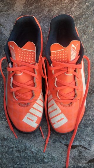 Scarpe Puma calcio arancioni