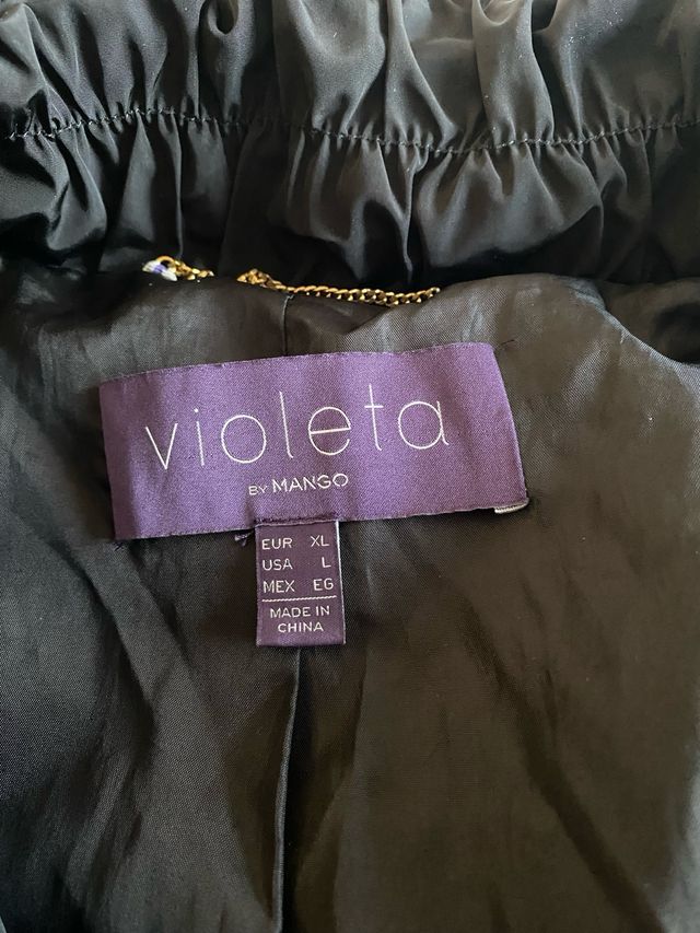 Plumifero Mango XL negro