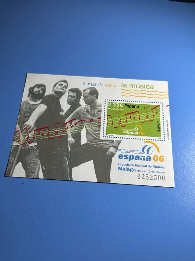 El canto del loco Sellos España 06 - Musica