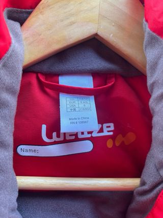 Mono de nieve esquí Wedze unisex talla 6 años