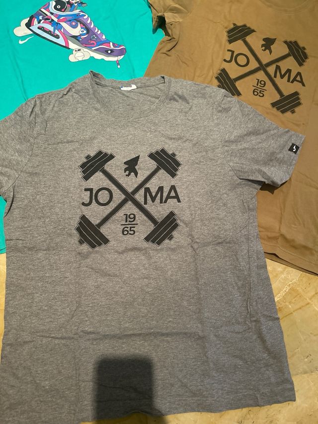 3 Camisetas M - Joma y Nike