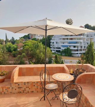 Sombrilla terraza blanca - Parasol