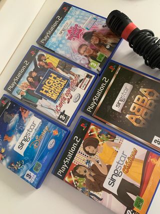 Singstar PS2 - 5 juegos + micro
