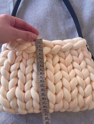 Borsa Chunky Knit Beige