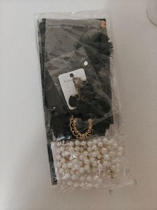 Accesorios años 20: Collar y pendientes