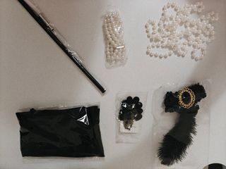 Accesorios años 20: Collar y pendientes