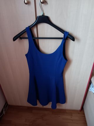Vestito blu elettrico donna