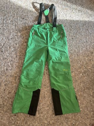 Pantalones esquí niño Trollkids - Verde