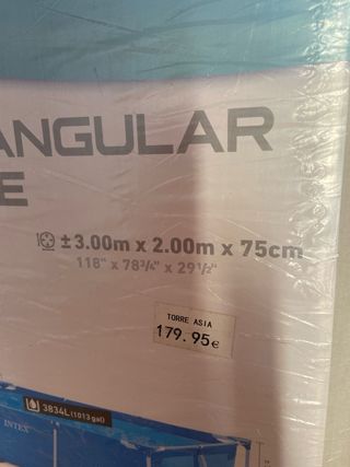 Piscina Intex Rectangular Frame 3x2m