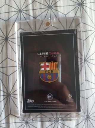 Cromo Lamine Yamal FC Barcelona rc topps Knockout