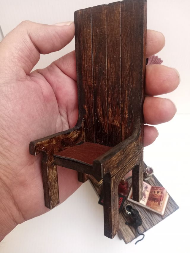 Miniatura Mesa Brujo magia oscura