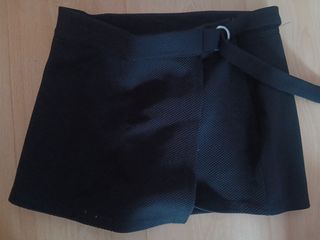 Falda pantalón negra