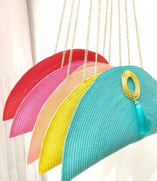 Clutchs fiesta: Bolsos de rafia