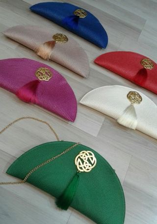 Clutchs fiesta: Bolsos de rafia