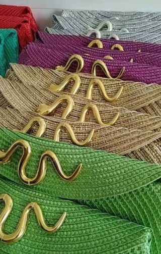 Clutchs fiesta: Bolsos de rafia