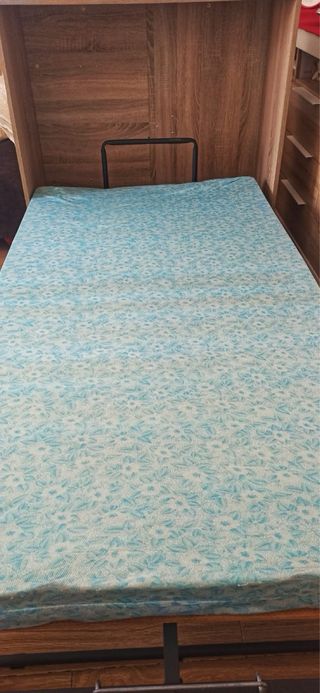 cama plegable , con colchon incluido de 90x180cm