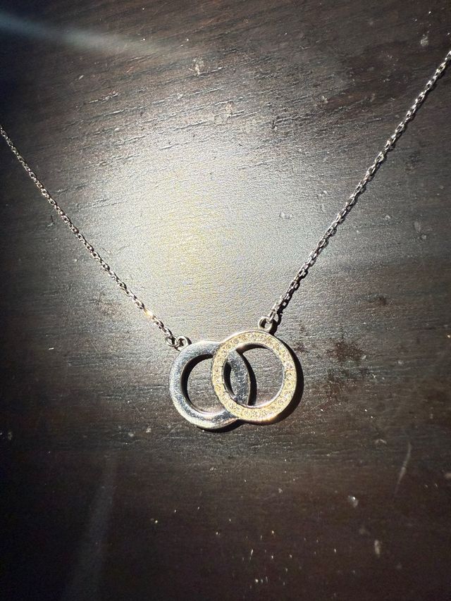 Collar Lotus Plata - Círculos