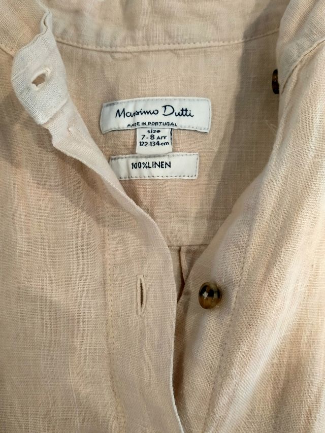 Mono Massimo Dutti beige niña