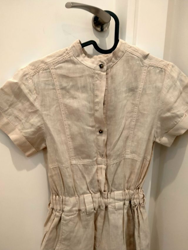 Mono Massimo Dutti beige niña