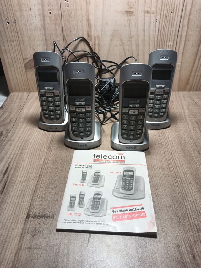 4 Teléfonos inalámbricos telecom