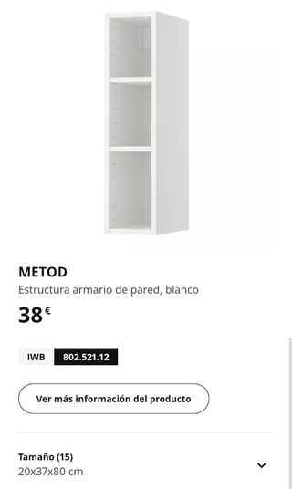 Modulos Armario cocina Blanco ikea