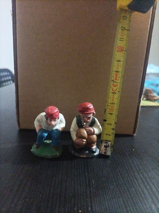 2 Muñecos Belén -Figuras Pesebre