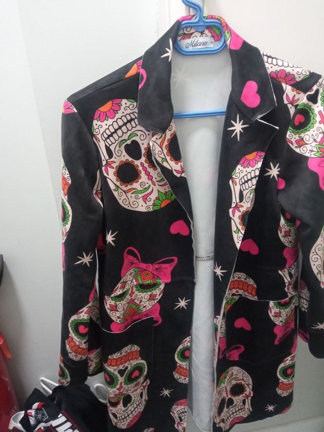 Blazer con stampa calavera per trasloco urgente