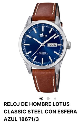 Reloj Lotus Classic Hombre Azul 18671/3
