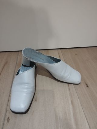 Zapatos Laura Amat blancos mujer, talla 38