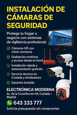 Cámaras Seguridad HD - ELECTRÓNICA MODERNA