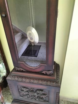 Conjunto muebles antiguo de caoba siglo XIX