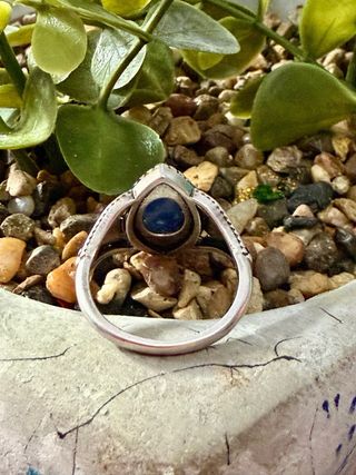 Anillo Cianita plata 925