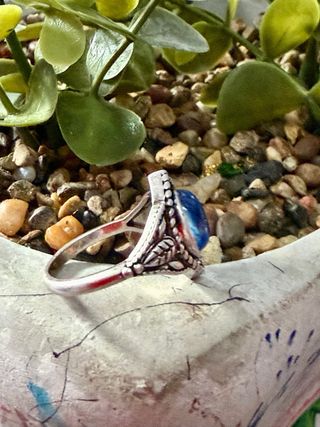 Anillo Cianita plata 925