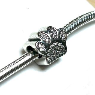 Charm Huella Mascota Plata 