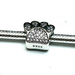 Charm Huella Mascota Plata 