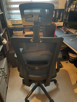 Silla oficina giratoria negra