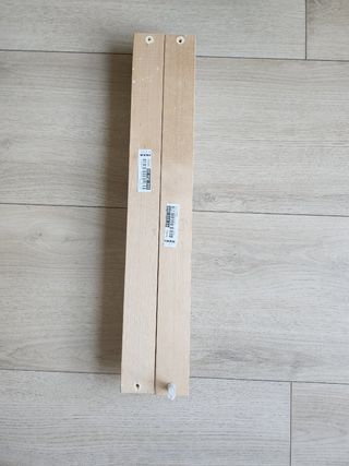 2x Sujeta CD de madera - Beige