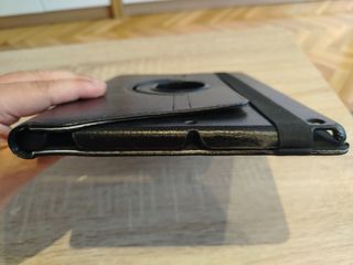 Funda iPad negra piel sintética